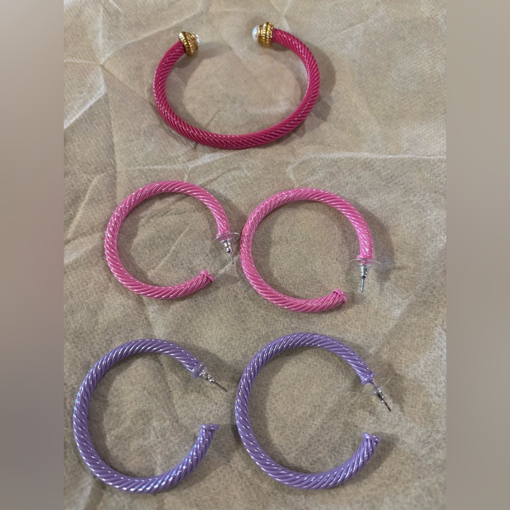 Inspired Bracelet and Hoops